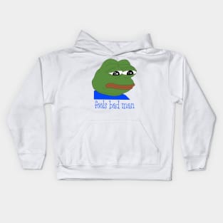 Pepe the frog meme Kids Hoodie